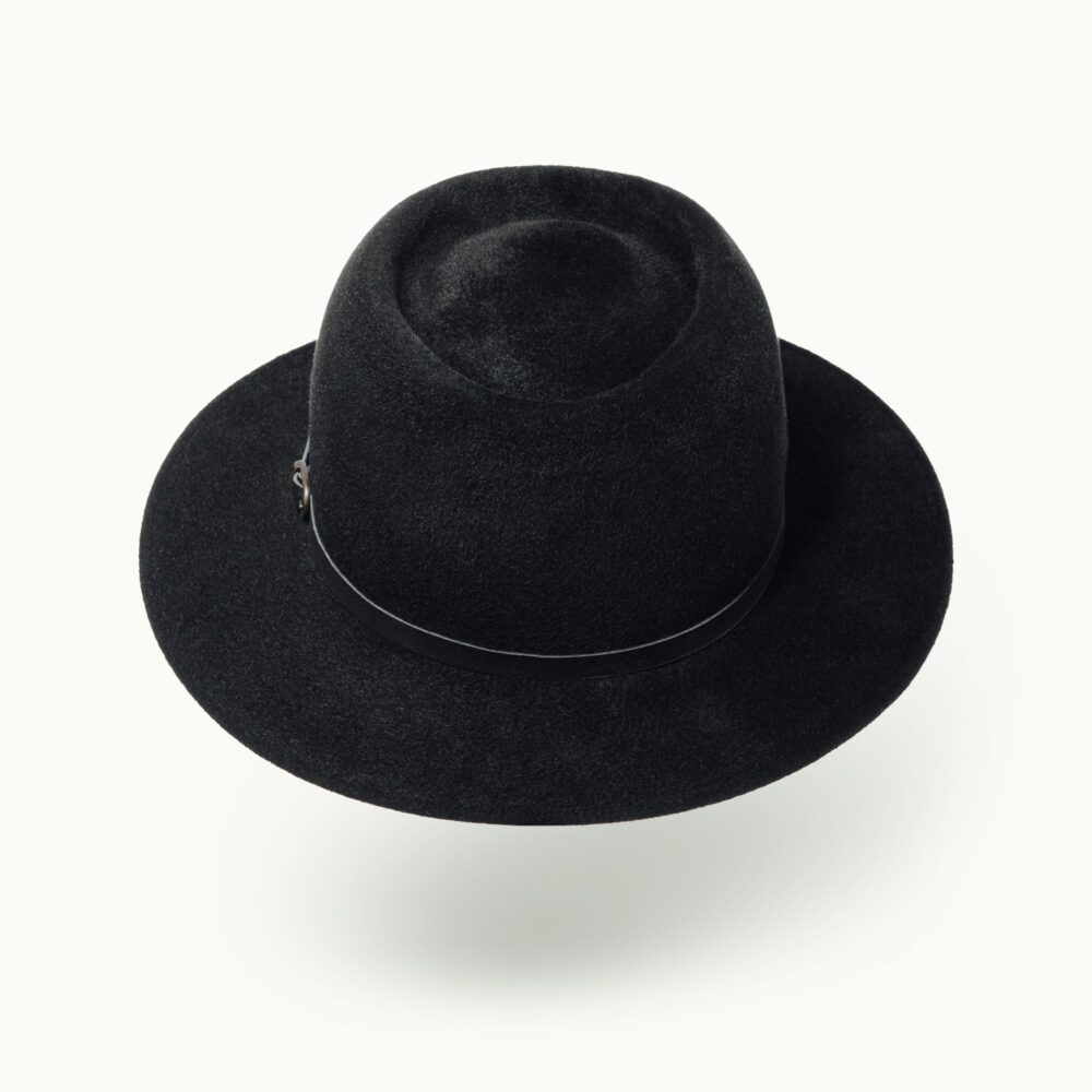 Hats - Women - Unisex - Men - Aldon Black Velour Image 2
