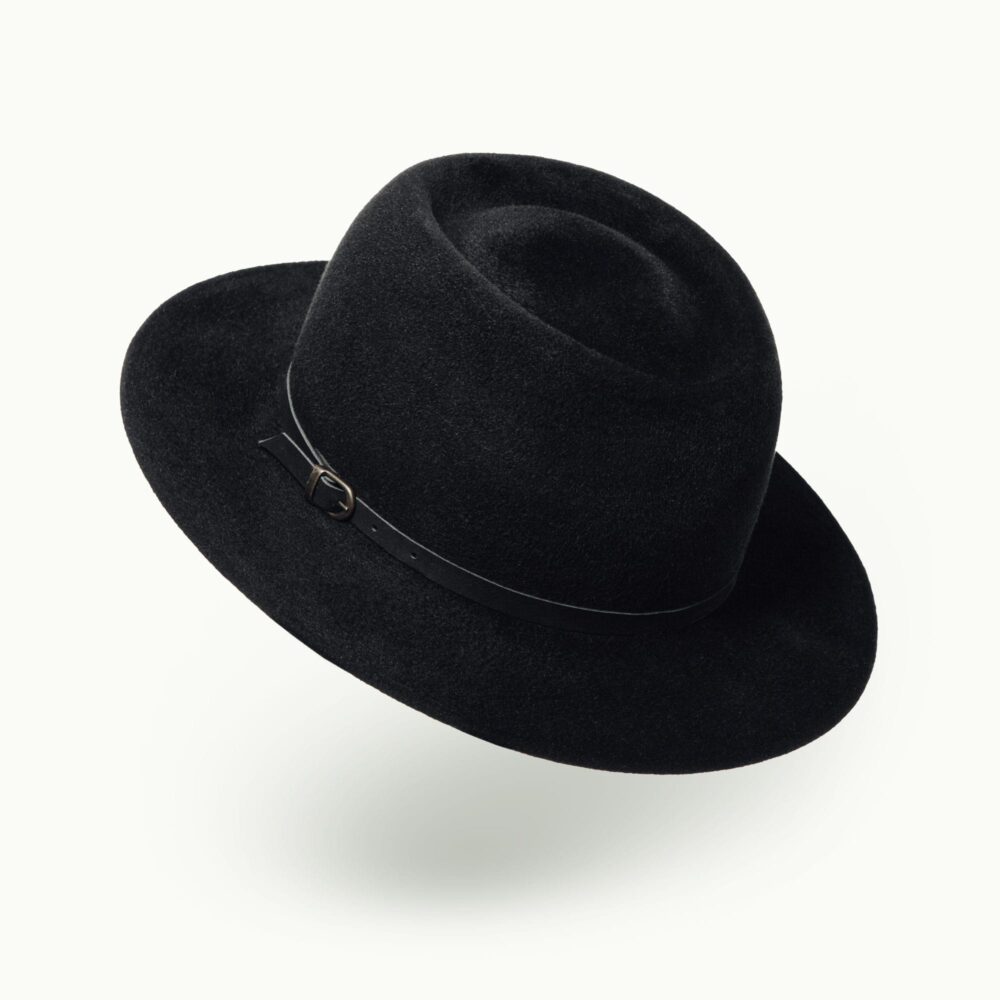 Hats - Women - Unisex - Men - Aldon Black Velour Image 3