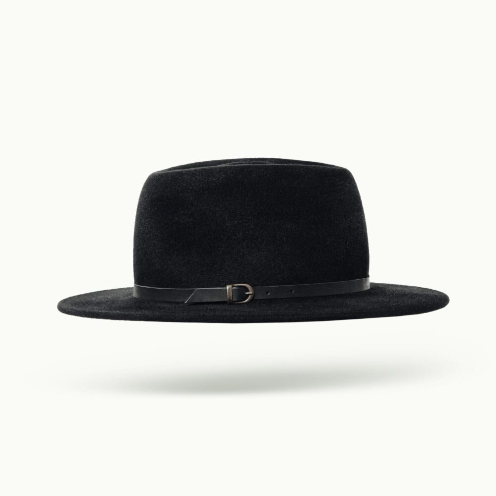 Hats - Women - Unisex - Men - Aldon Black Velour Image 4