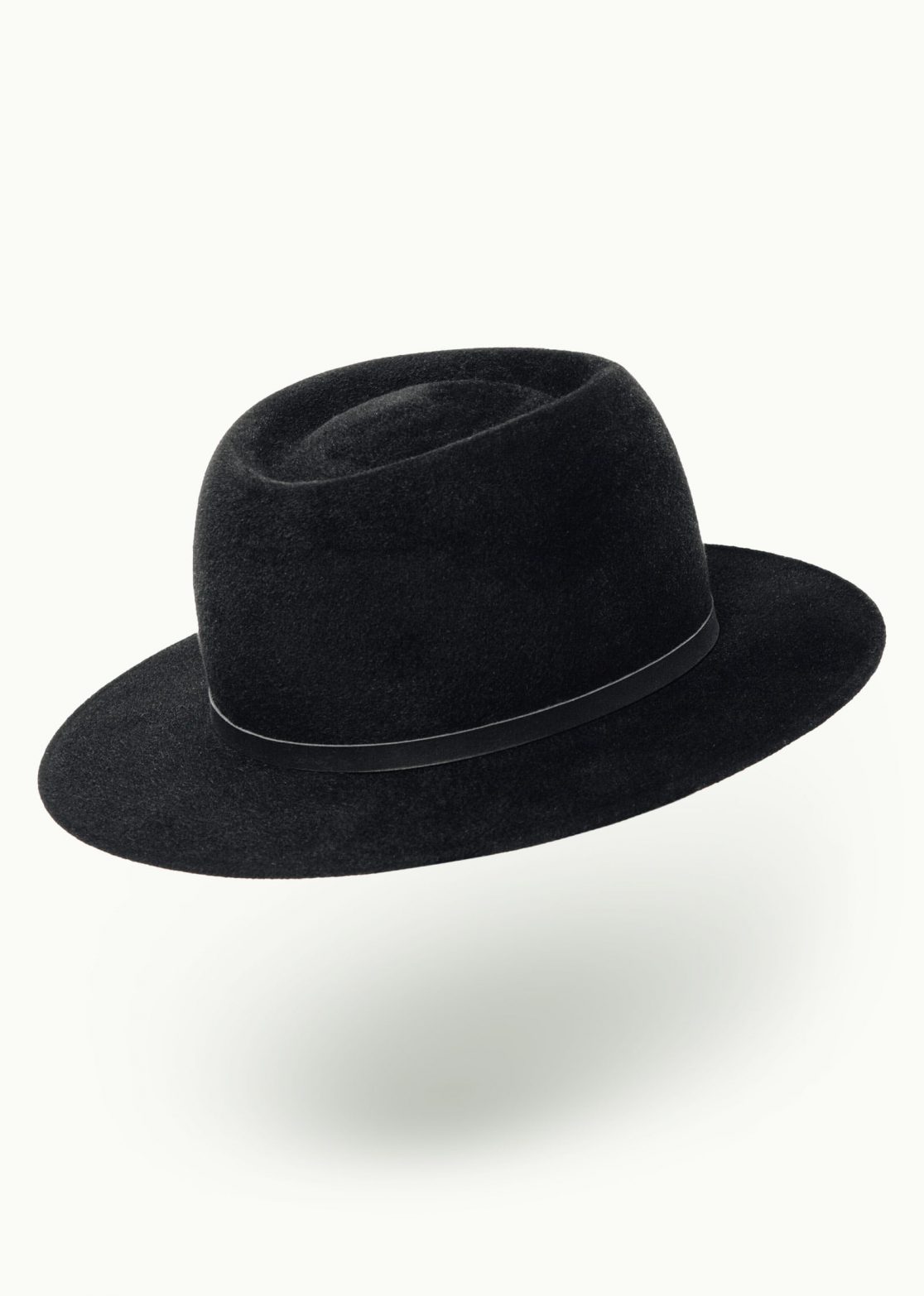 Hats - Women - Unisex - Men - Aldon Black Velour Image Primary