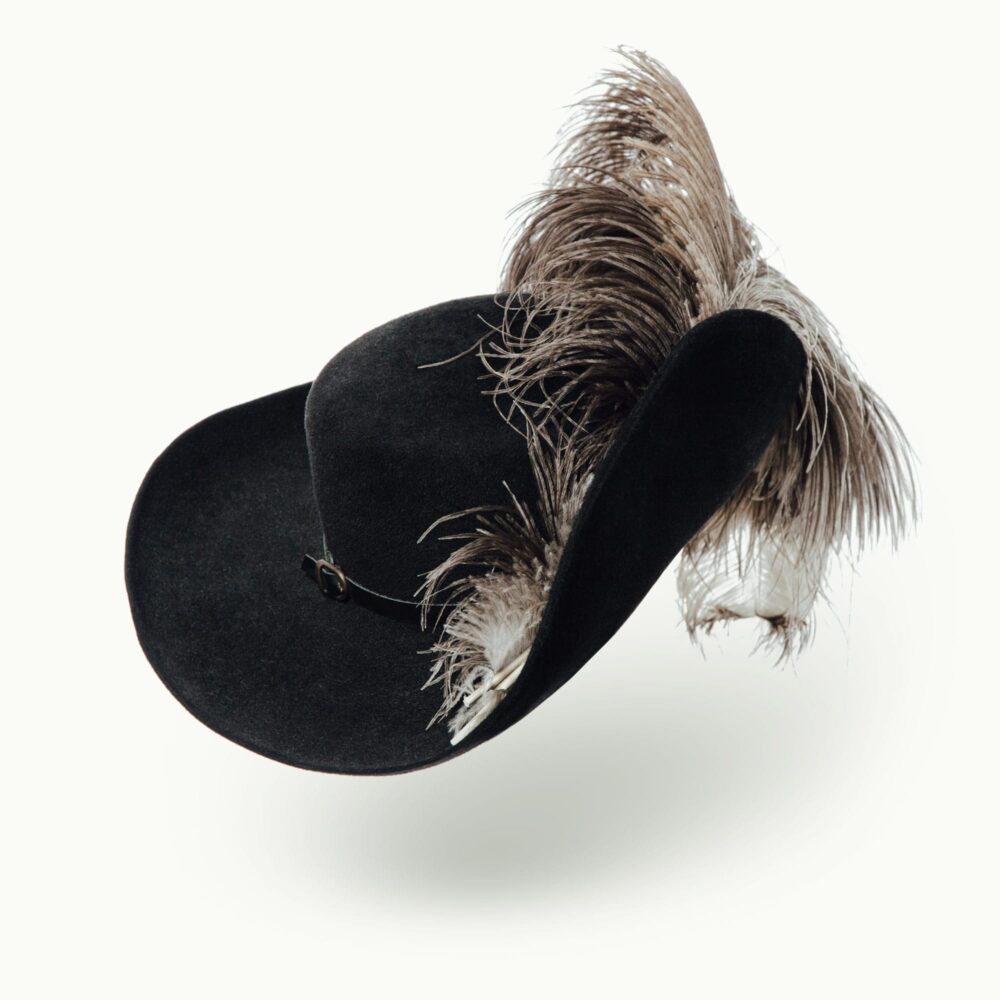 Hats - Women - Corsaire Black Velour Image 2