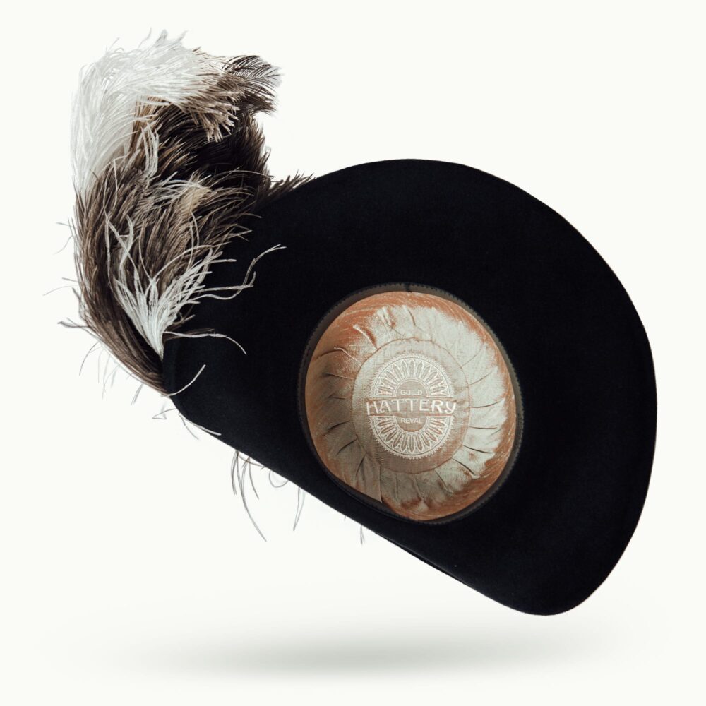 Hats - Women - Corsaire Black Velour Image 6