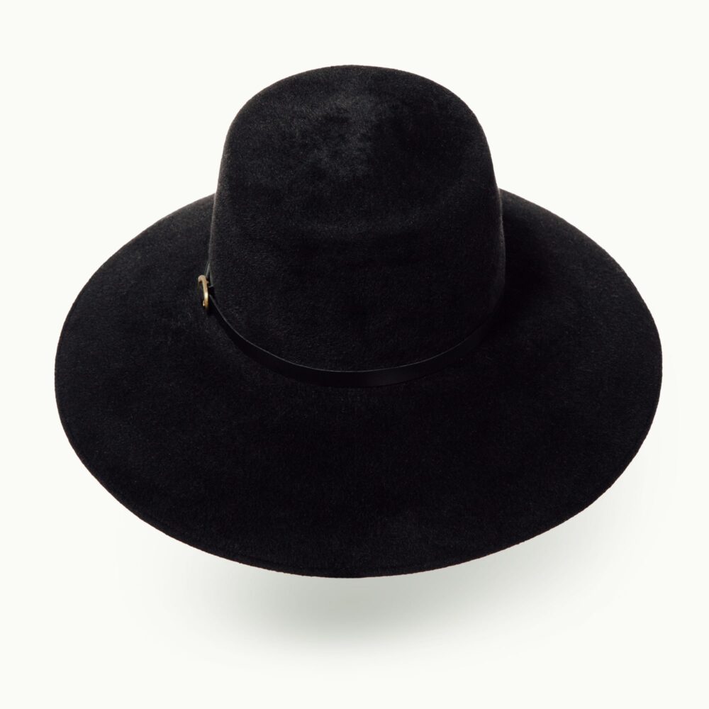 Hats - Women - Grand Comtesse Black Velour Image 2