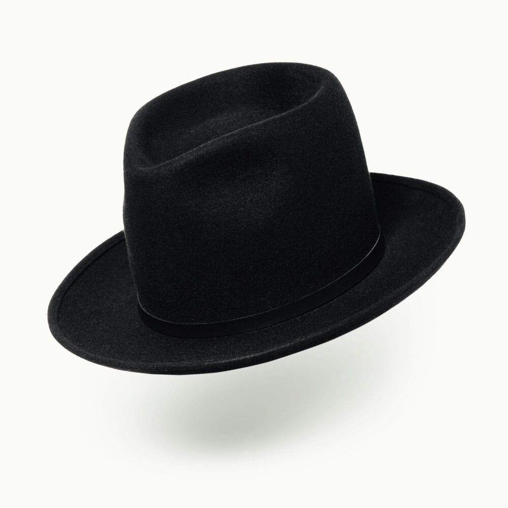 Hats - Women - Unisex - Men - Nipernadi Black Flat Image 1