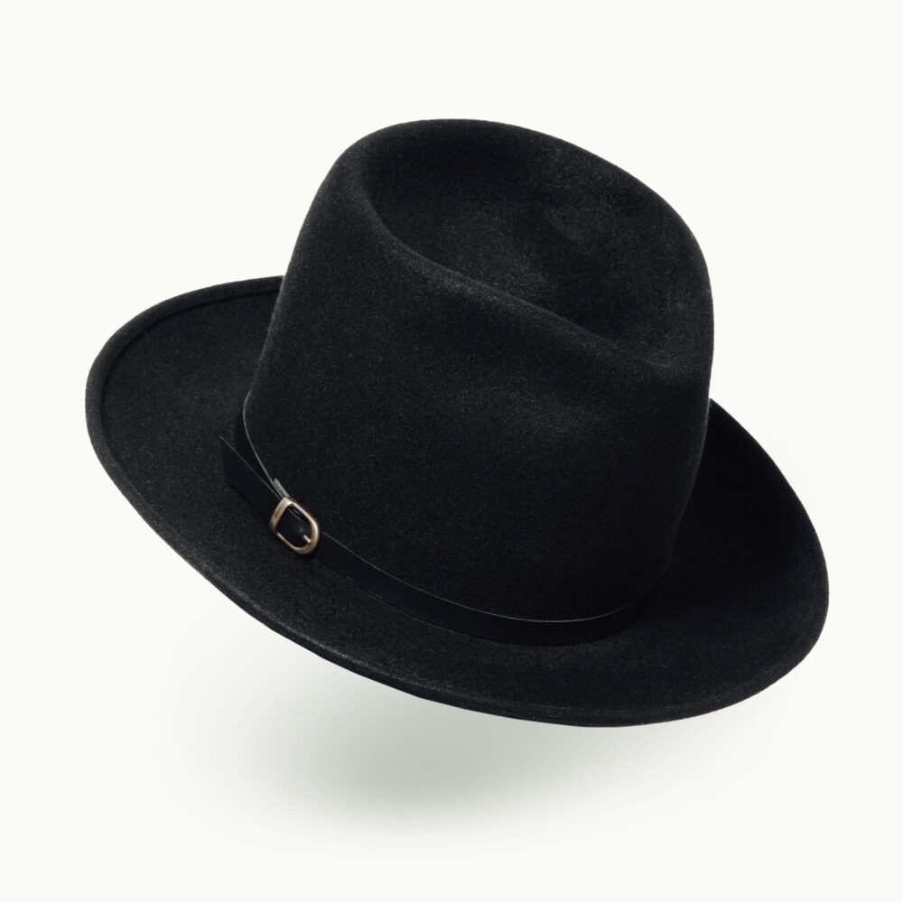 Hats - Women - Unisex - Men - Nipernadi Black Flat Image 3