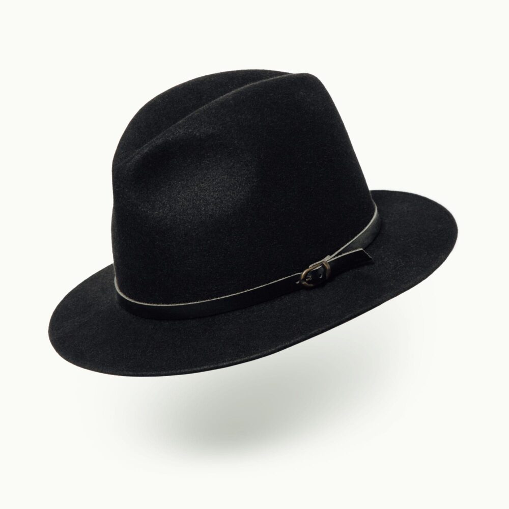 Hats - Women - Unisex - Men - Olbers High & Narrow Black Flat Image 1