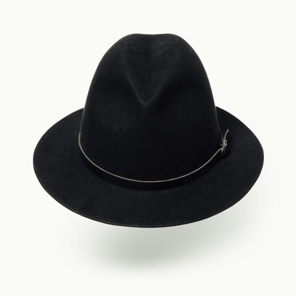 Hats - Women - Unisex - Men - Olbers High & Narrow Black Flat Image 2