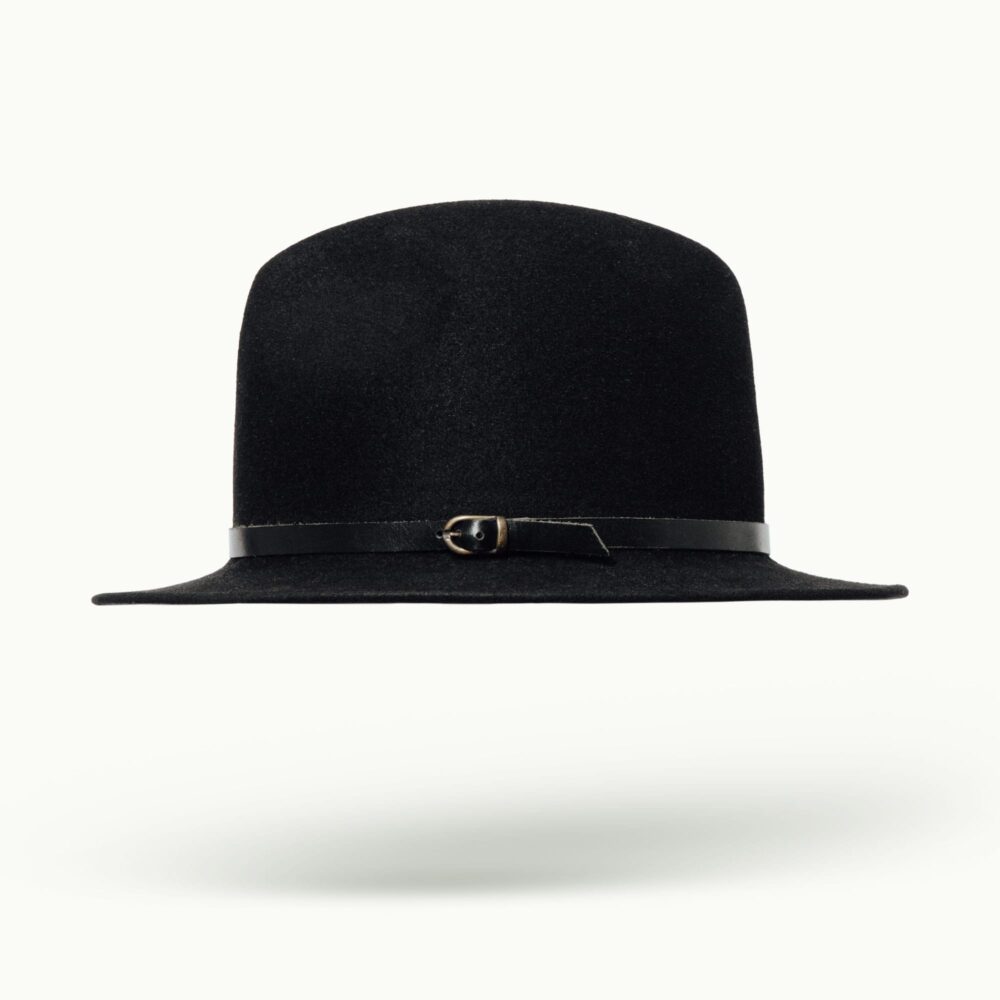 Hats - Women - Unisex - Men - Olbers High & Narrow Black Flat Image 3