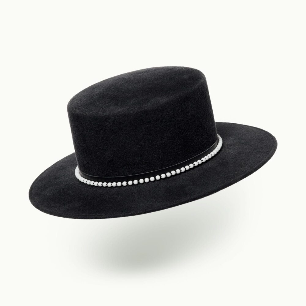 Hats - Women - Unisex - Men - Spaniard Black Velour Image 1