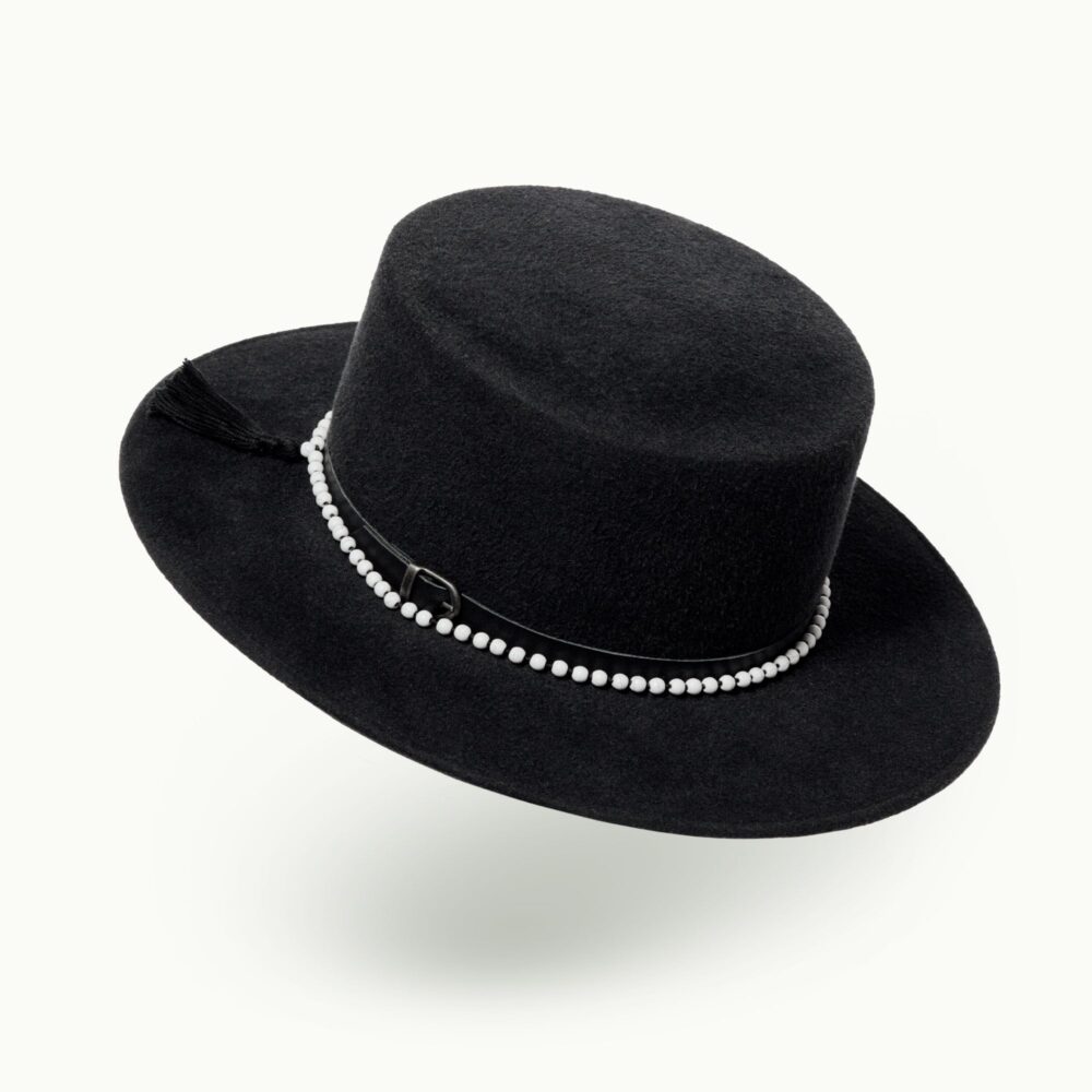 Hats - Women - Unisex - Men - Spaniard Black Velour Image 3