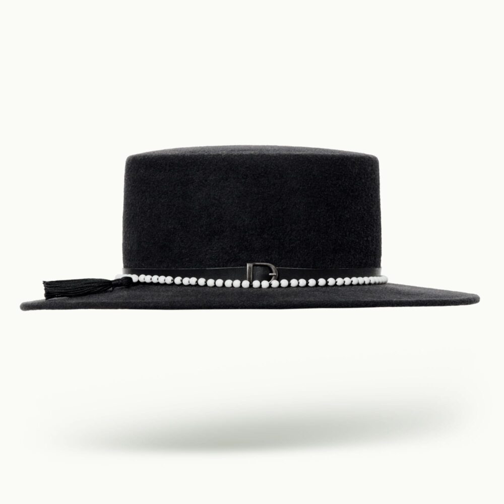 Hats - Women - Unisex - Men - Spaniard Black Velour Image 4
