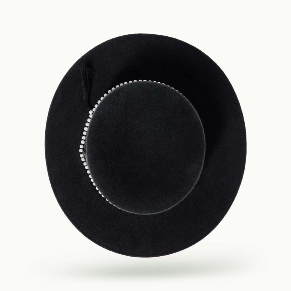 Hats - Women - Unisex - Men - Spaniard Black Velour Image 5