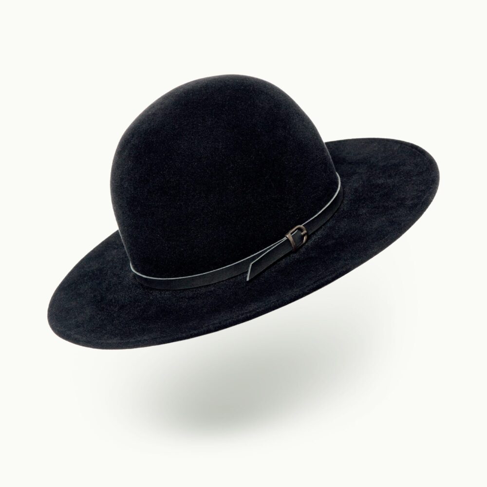 Hats - Women - Unisex - Men - Sphere Black Velour Image 1