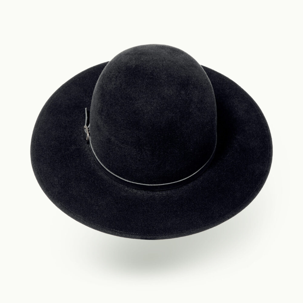 Hats - Women - Unisex - Men - Sphere Black Velour Image 2