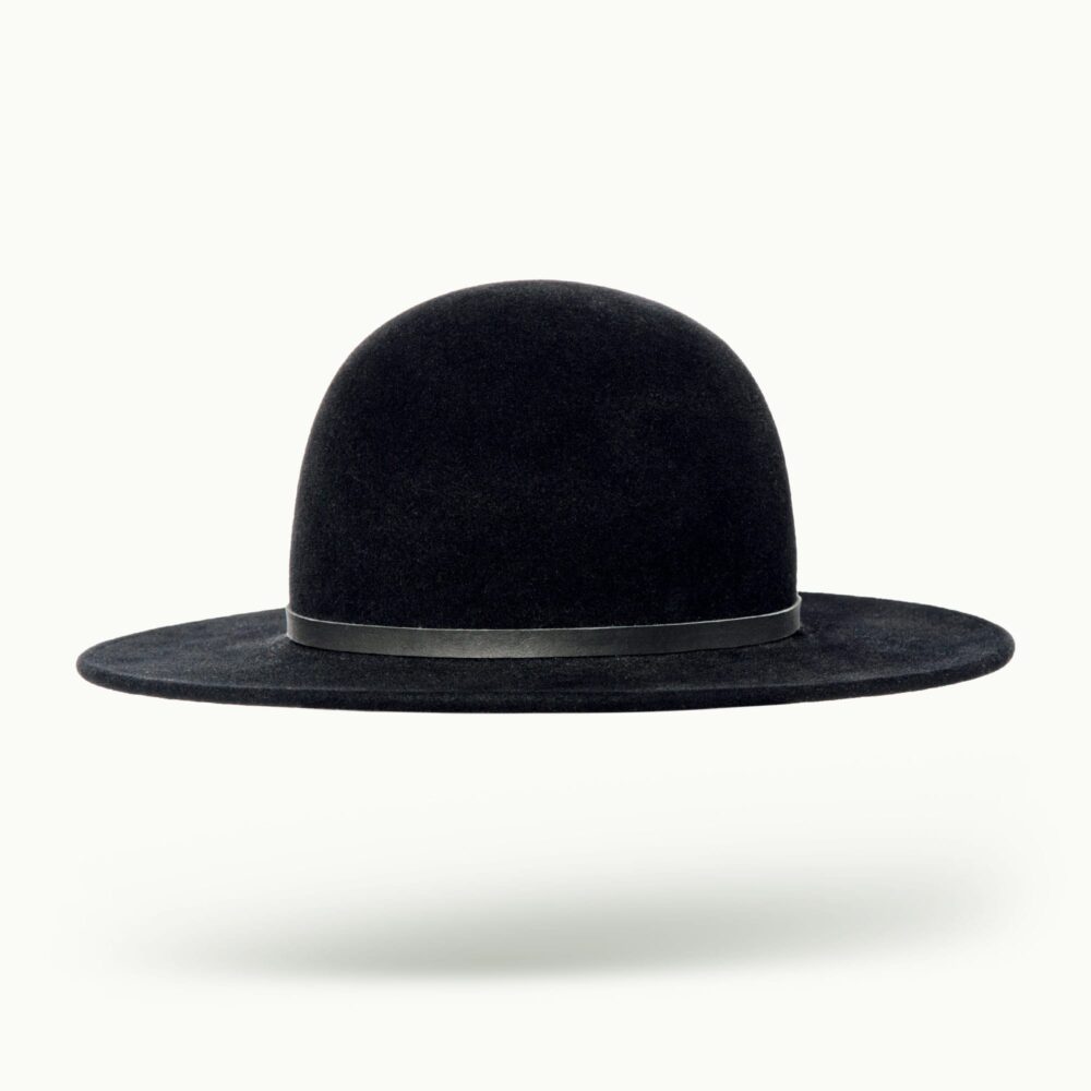Hats - Women - Unisex - Men - Sphere Black Velour Image 4
