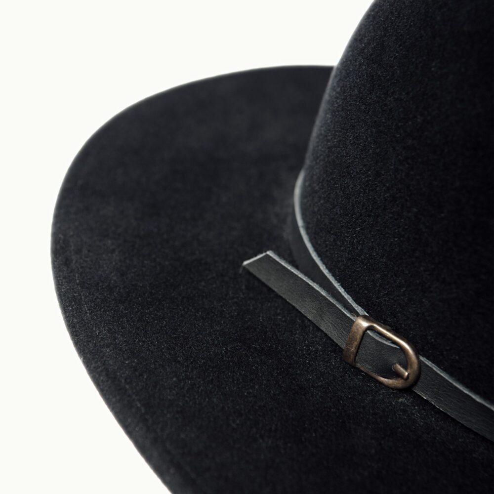 Hats - Women - Unisex - Men - Sphere Black Velour Image 7