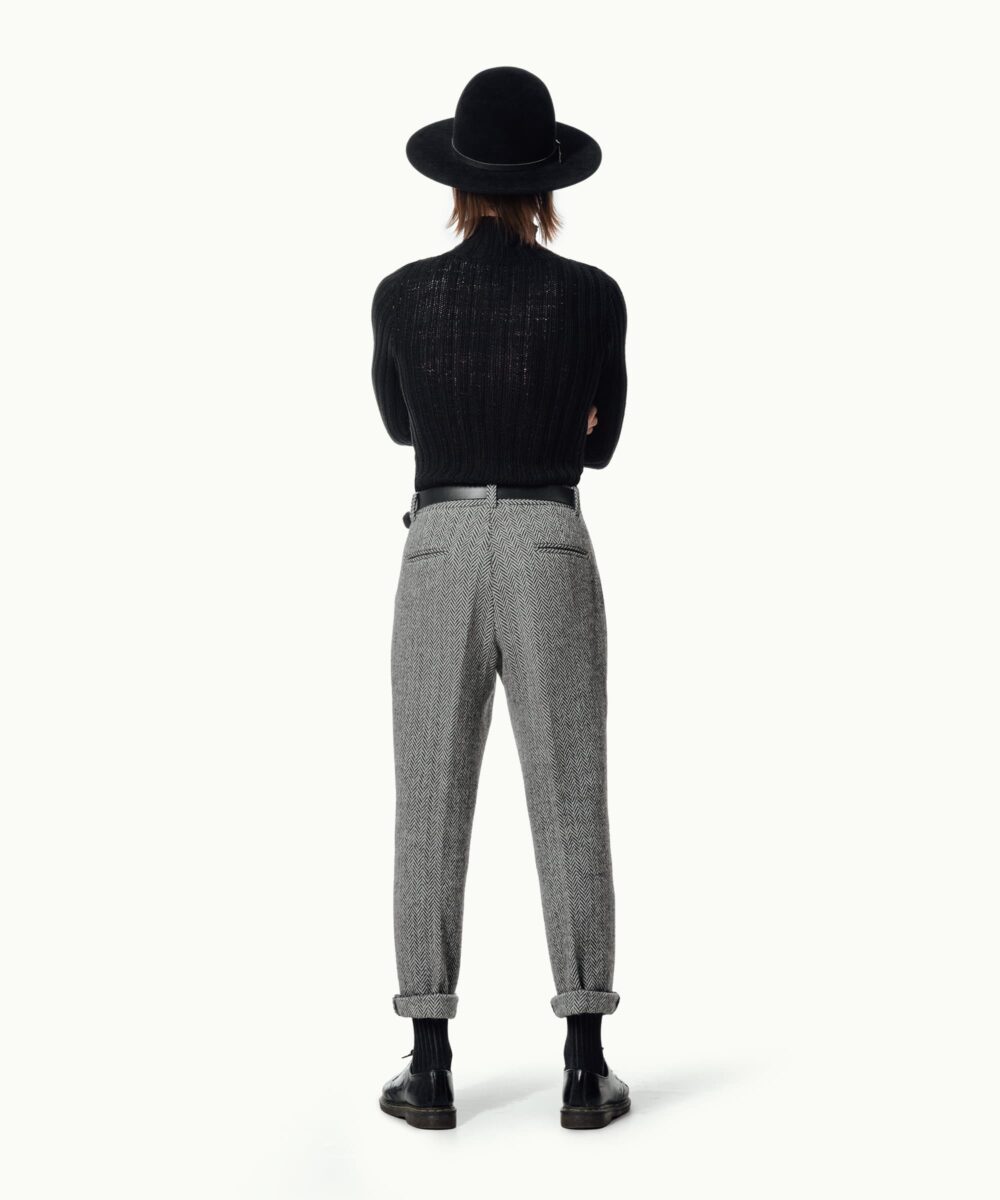 Men - Trousers - Mahorka B&W Herringbone Image 5