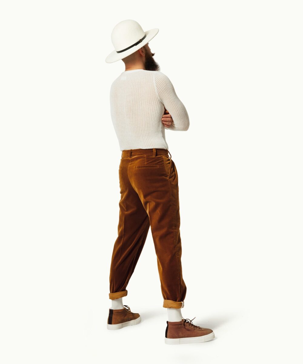 Men - Trousers - Opium Mahorkas Rust Velvet Image 3