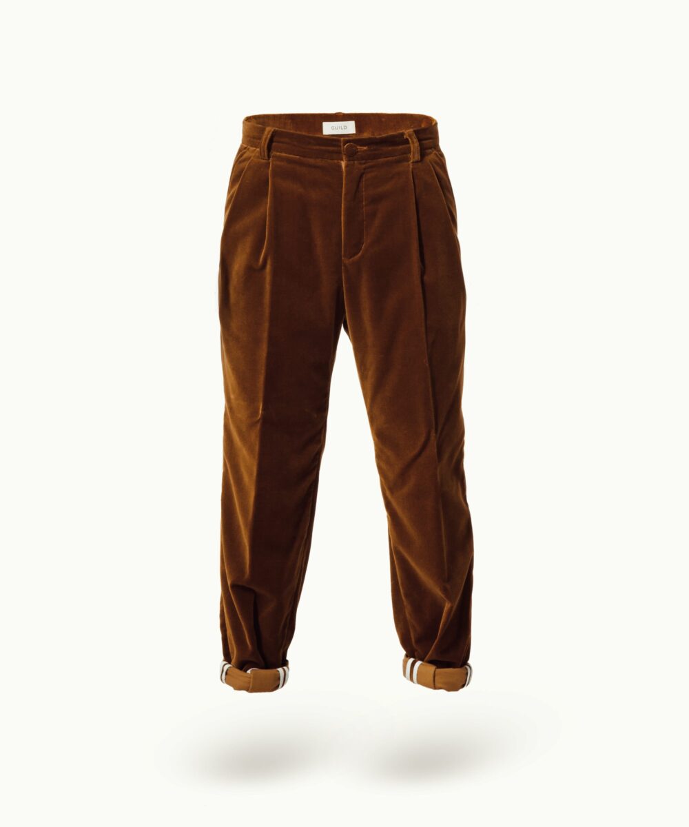 Men - Trousers - Opium Mahorkas Rust Velvet Image 4