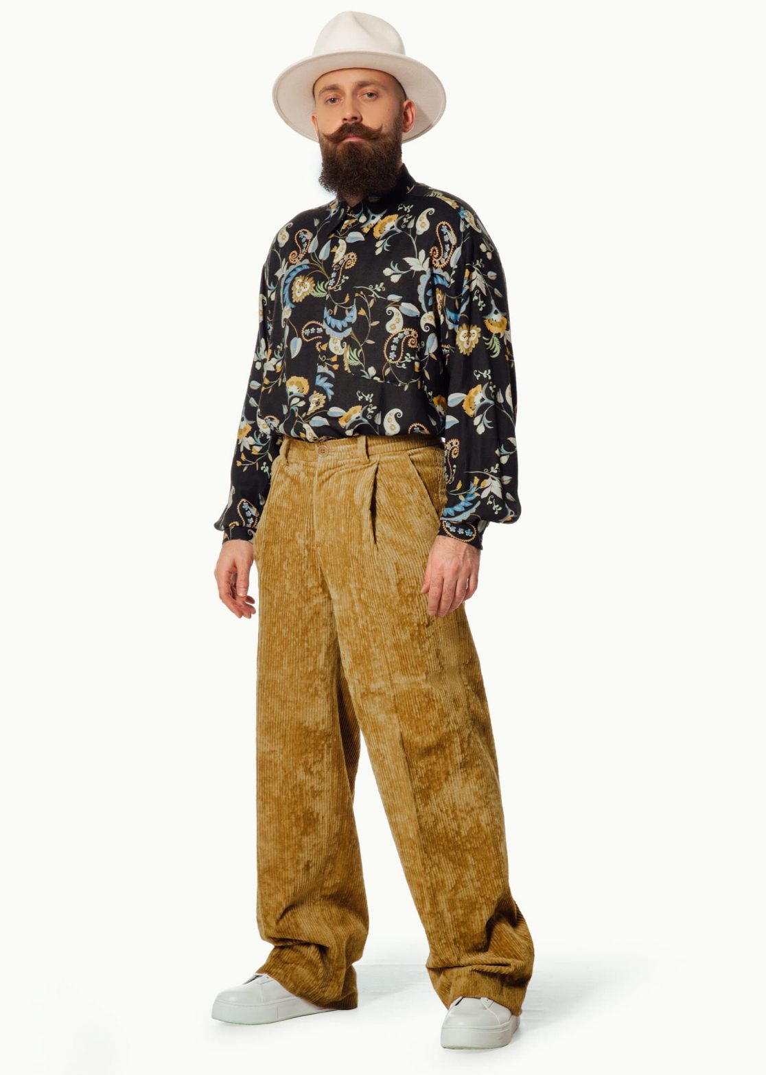 Men - Trousers - Zunft Zoot Trousers Golden Courduroy Image Primary