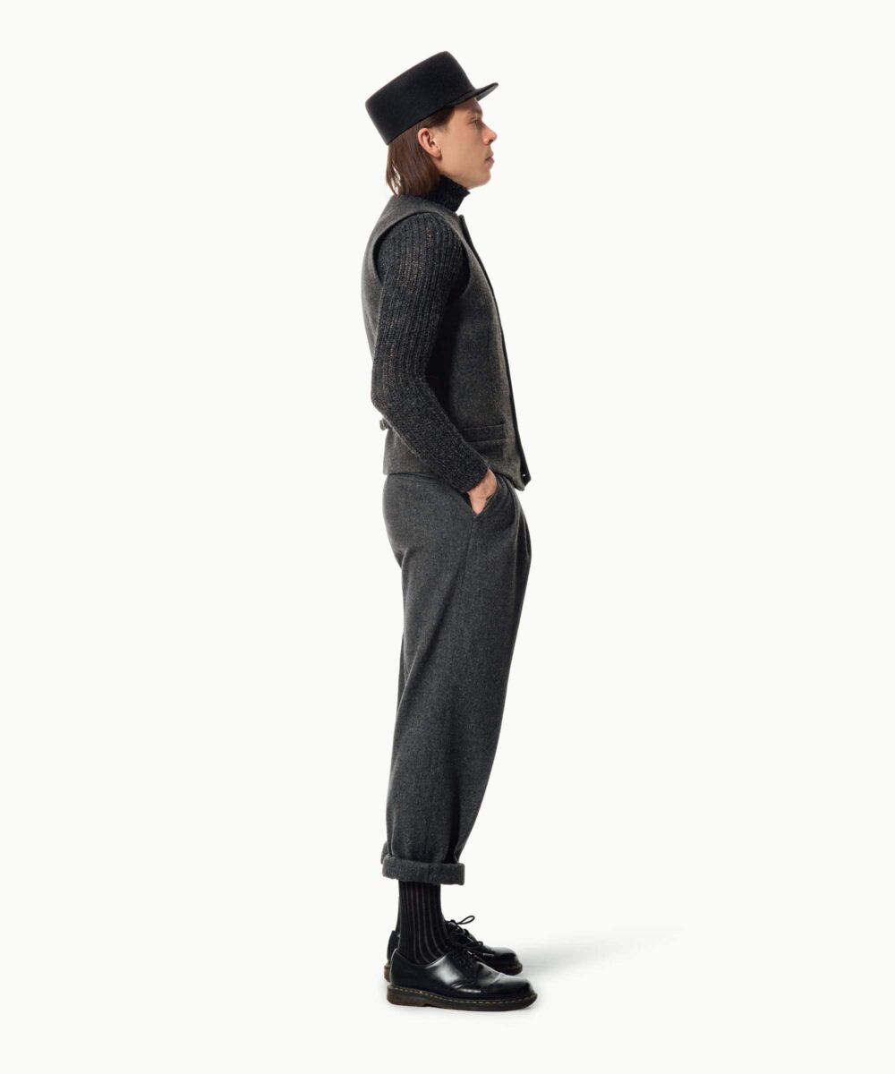 Men - Waistcoats - High Vest Graphite Image 3