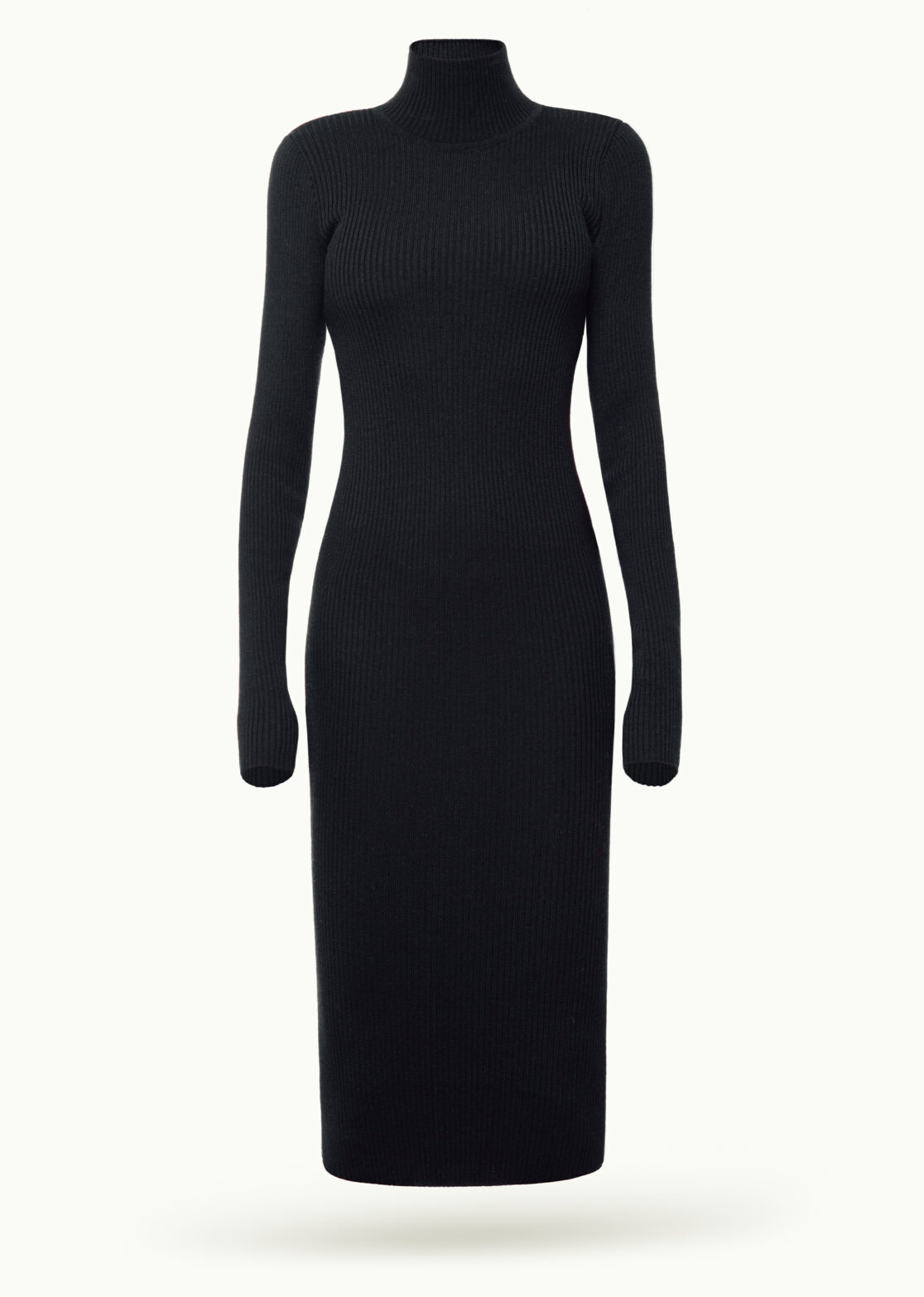 Women - Dresses - Knitwear - Duchesse Pencil Dress Black Obsidian Image Secondary