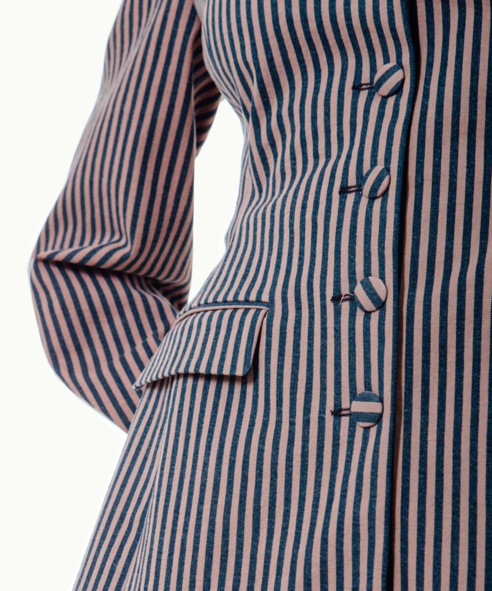 Women - Denim - Suit Jackets - Caraco Jacket Mud Striped Image 6