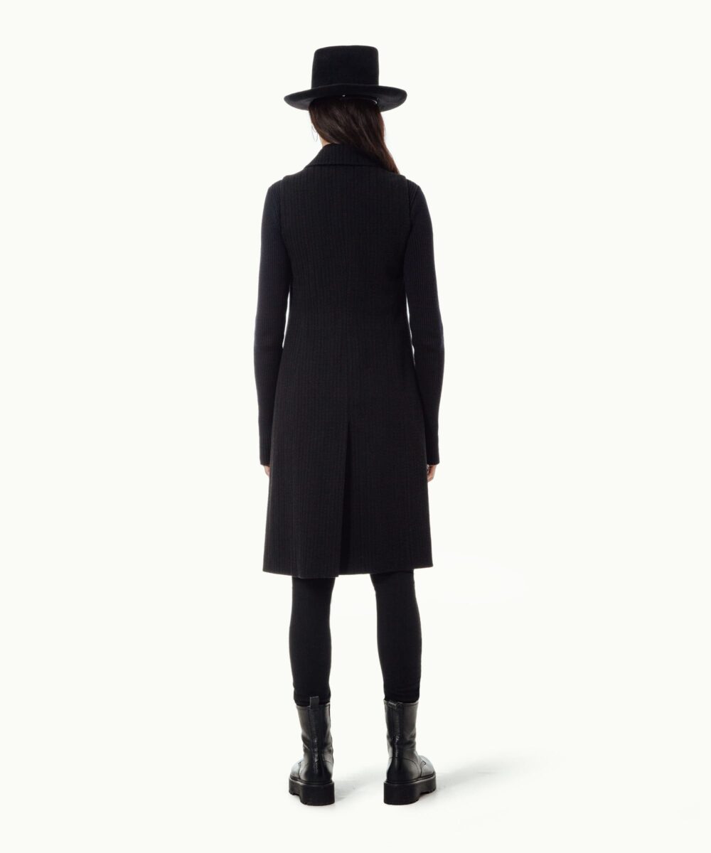 Women - Denim - Waistcoats - Qildora Black Herringbone Image 5