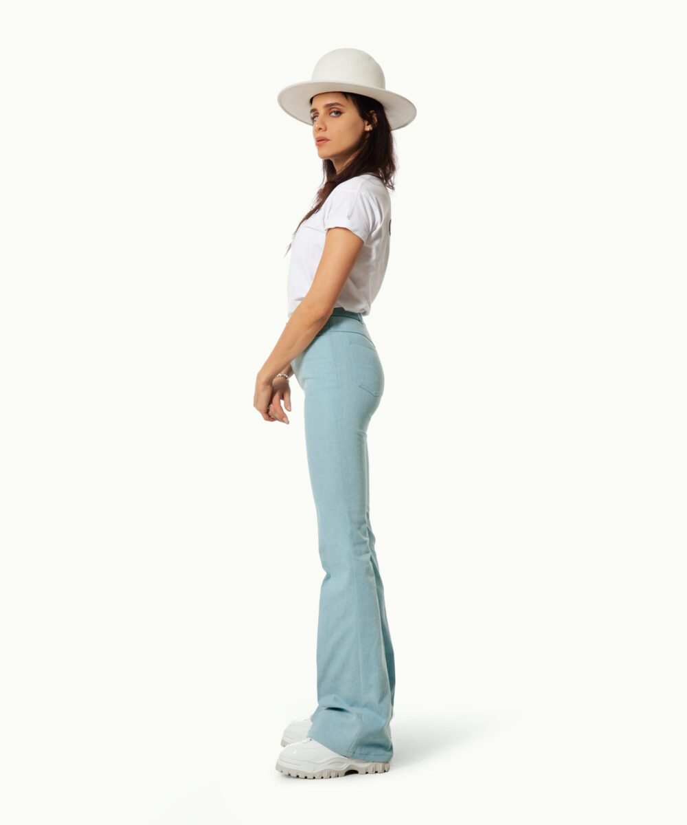 Women - Denim - Jeans - Mercury Jeans 10oz Blue Powder Image 2