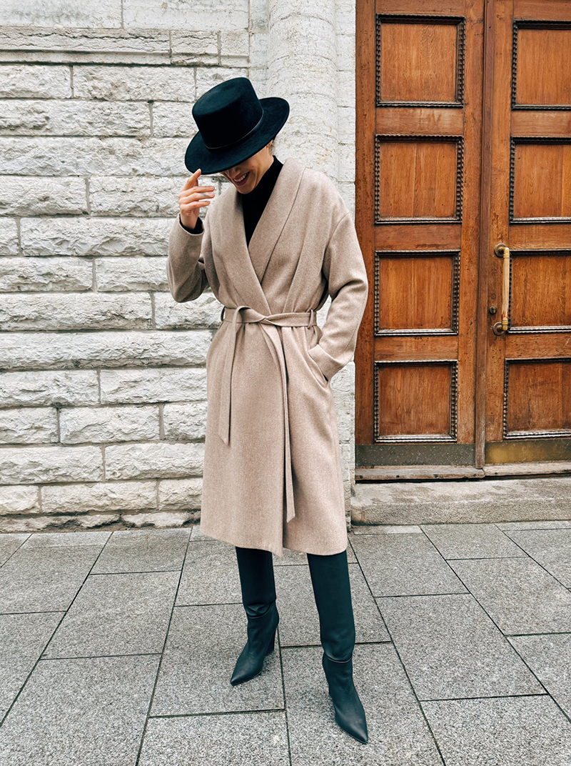 Women - Coats - SALE - Women - Aesti Coat Oat Cream Image 10