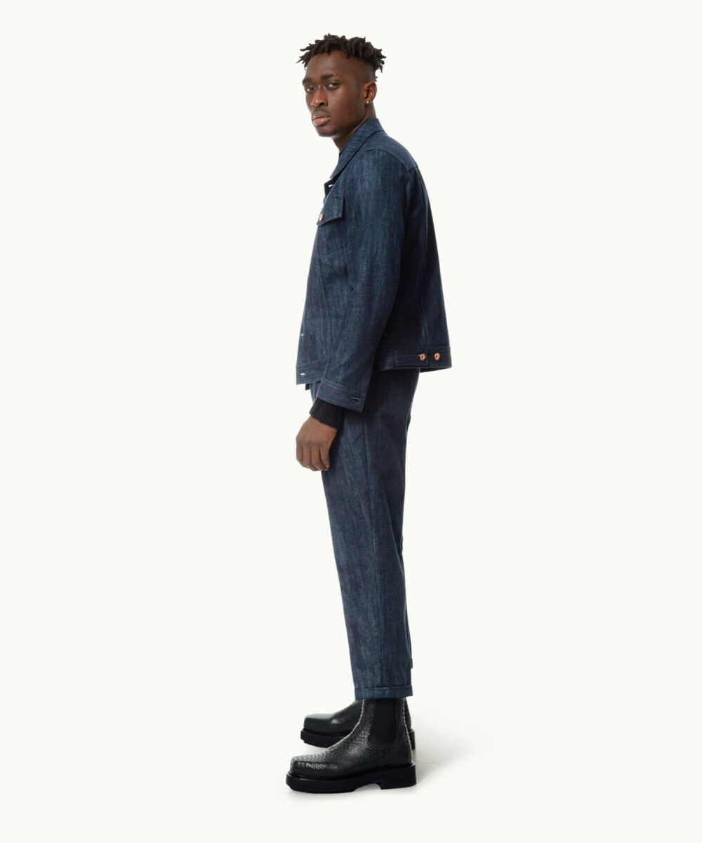 Men - Jackets - Denim - Outerwear - Clyde Denim Jacket 11oz Image 3
