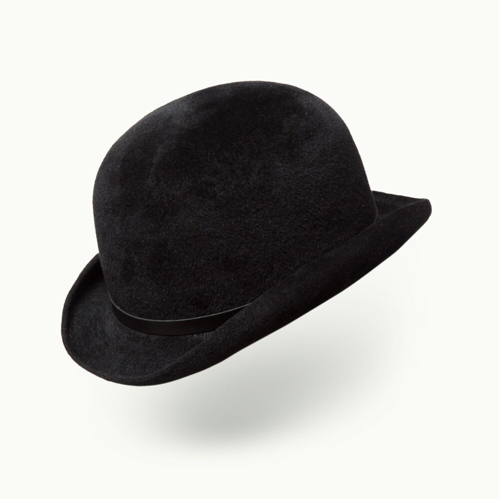 Hats - Unisex - Men - Bowler Black Velour Image 1