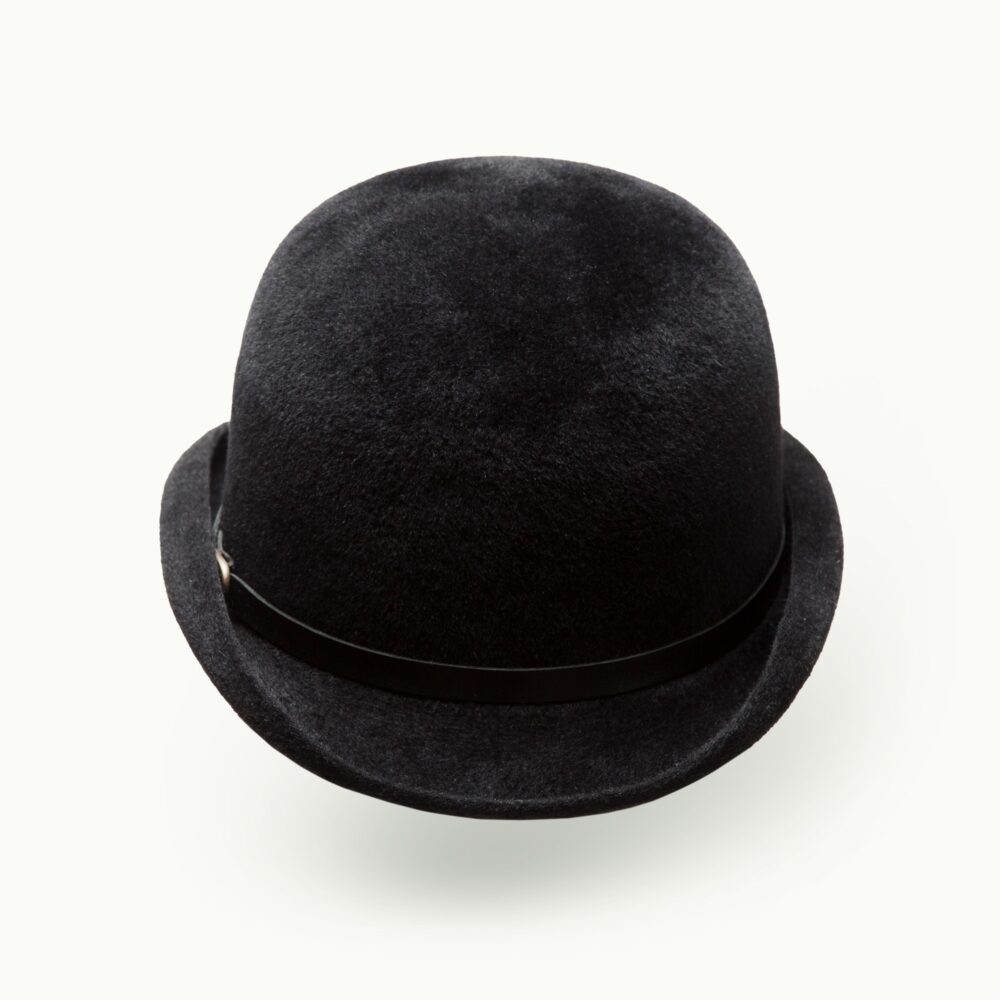 Hats - Unisex - Men - Bowler Black Velour Image 2