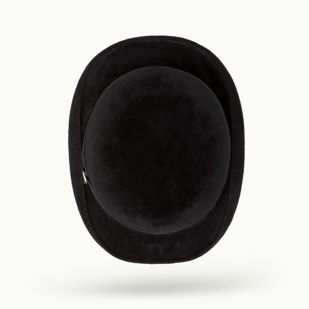 Hats - Unisex - Men - Bowler Black Velour Image 5