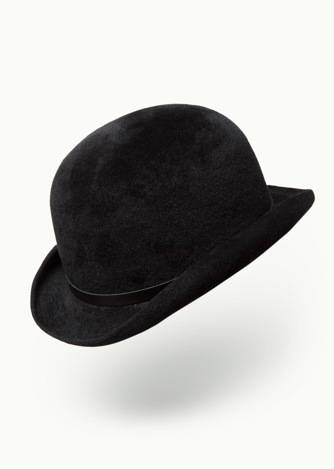 Hats - Unisex - Men - Bowler Black Velour Image Primary