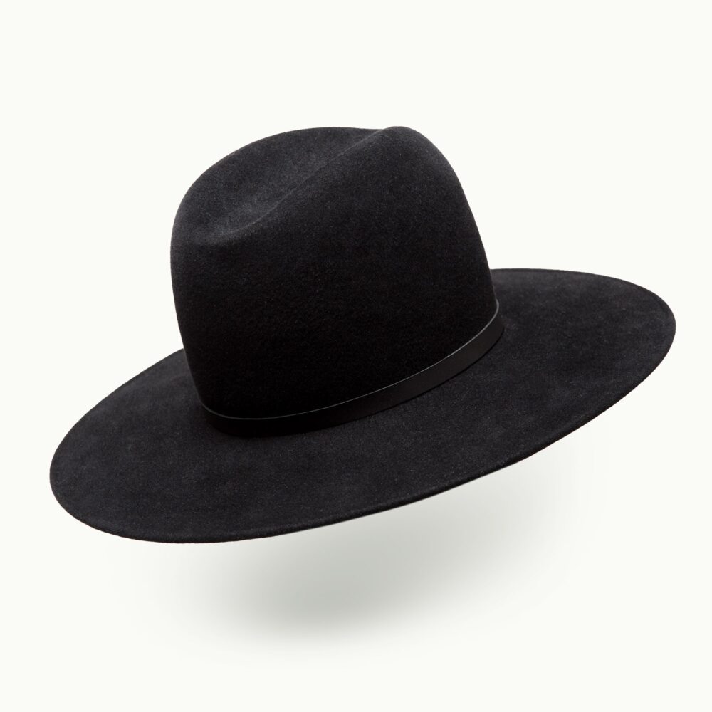 Hats - Women - Unisex - Men - River Black Suede Image 1