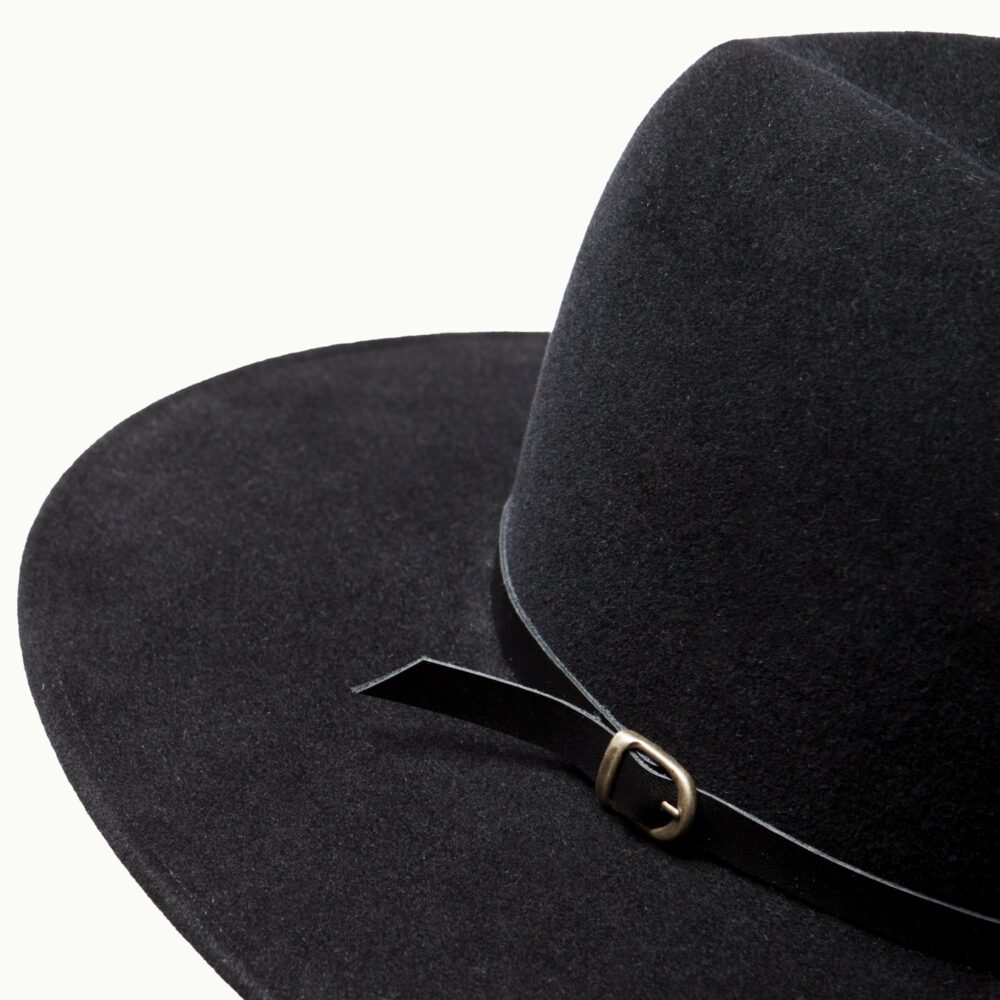 Hats - Women - Unisex - Men - River Black Suede Image 7