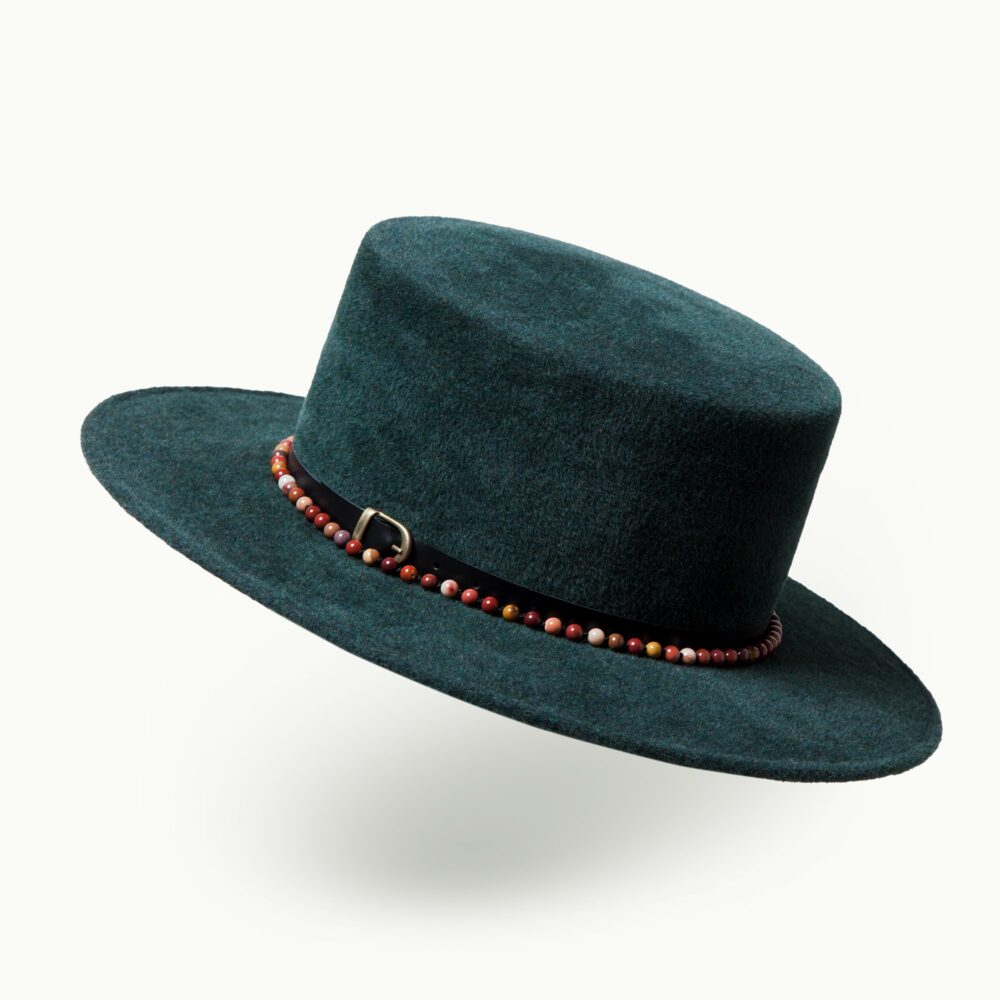 Hats - Women - Unisex - Men - Spaniard Emerald Green Image 3