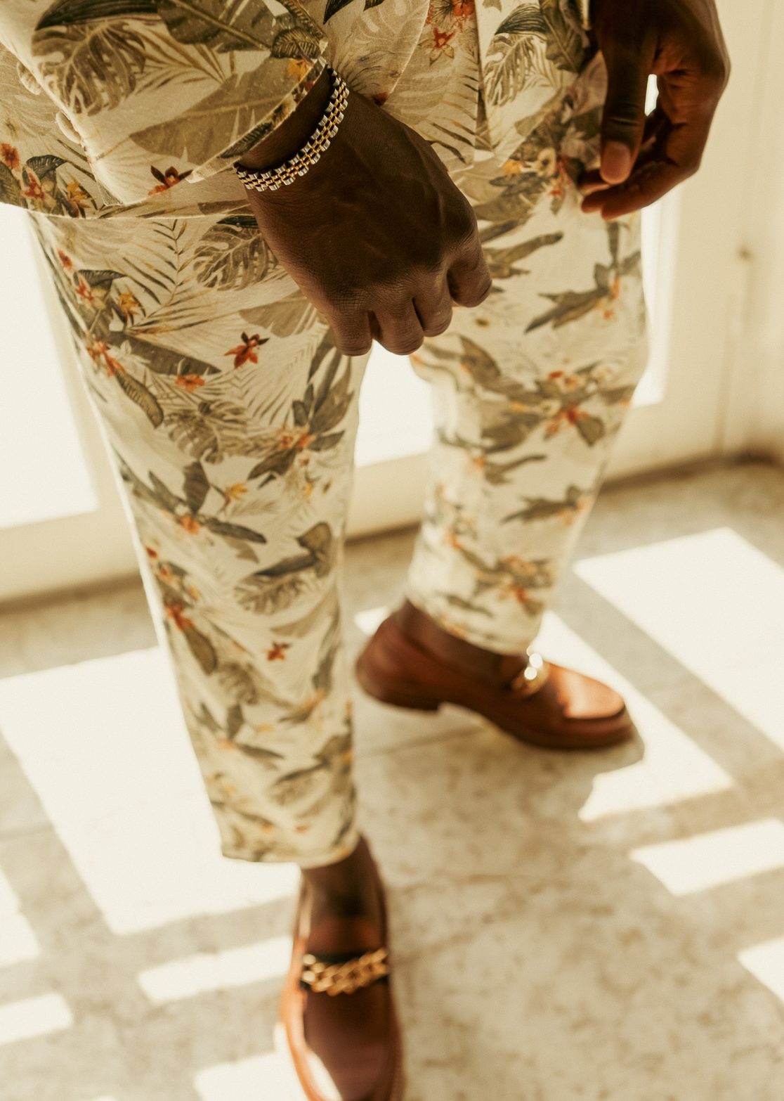 SALE - Men - Trousers - Willidow Silk Trousers Image Primary
