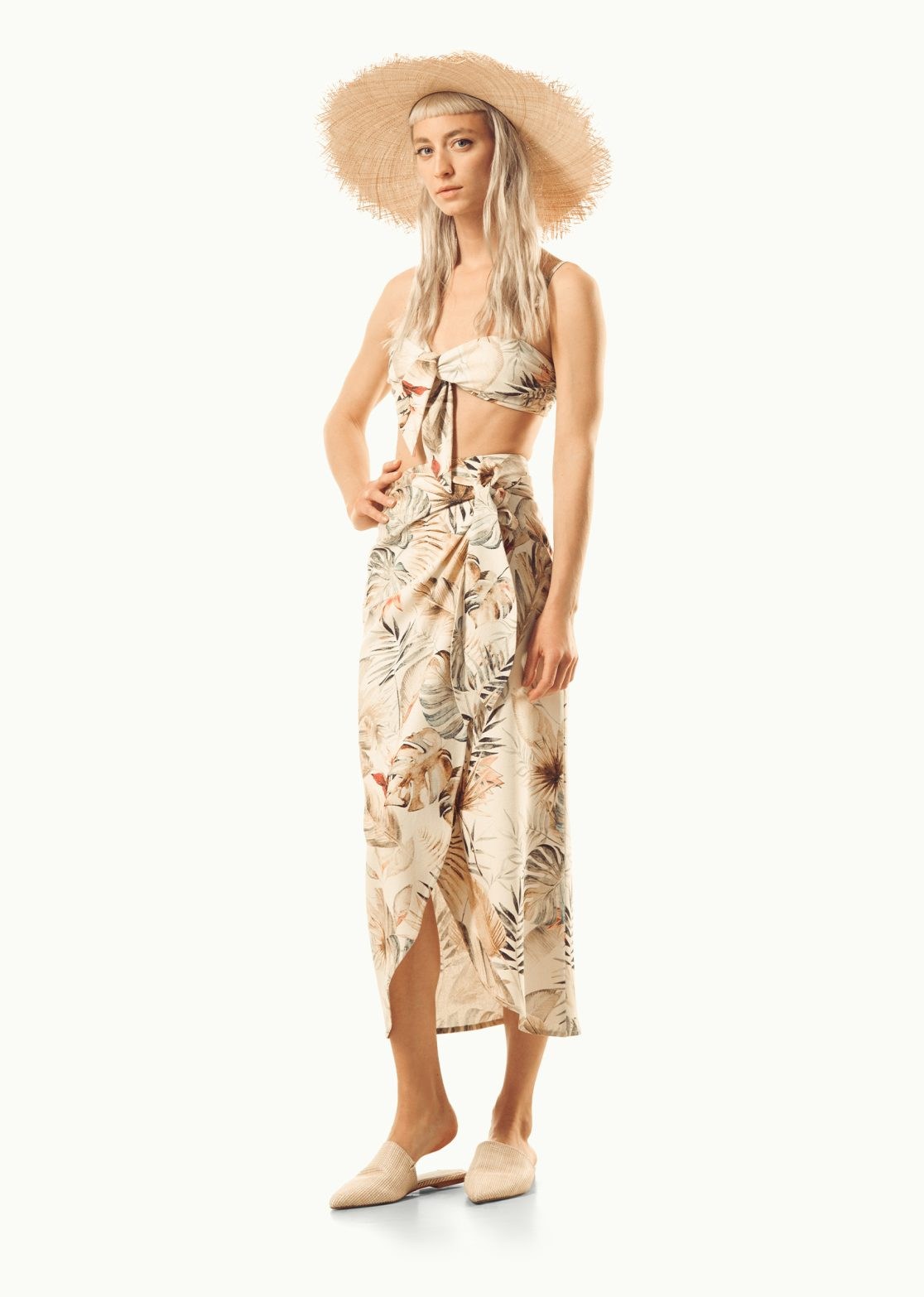 SALE - Women - Skirts - Lyra Wrap Silk Skirt Image Primary