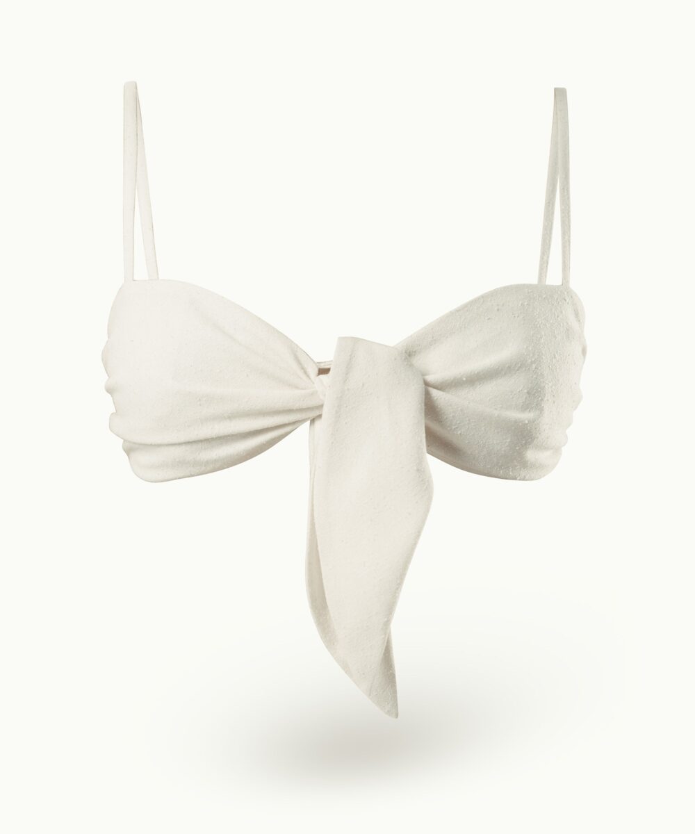 Women - Tops - Lyra Knot Silk Bra Image 10