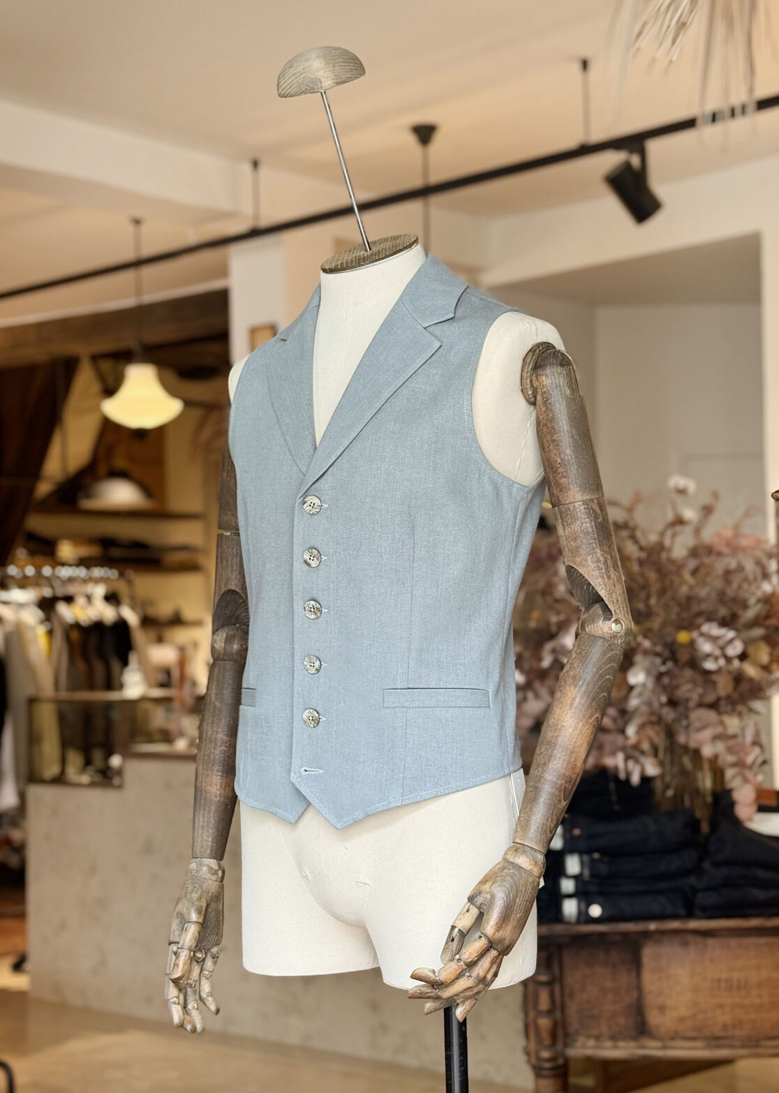 Limited items - Men - SALE - NEW IN - Men - Gilet A Revers Cloudy Blue L Image Primary