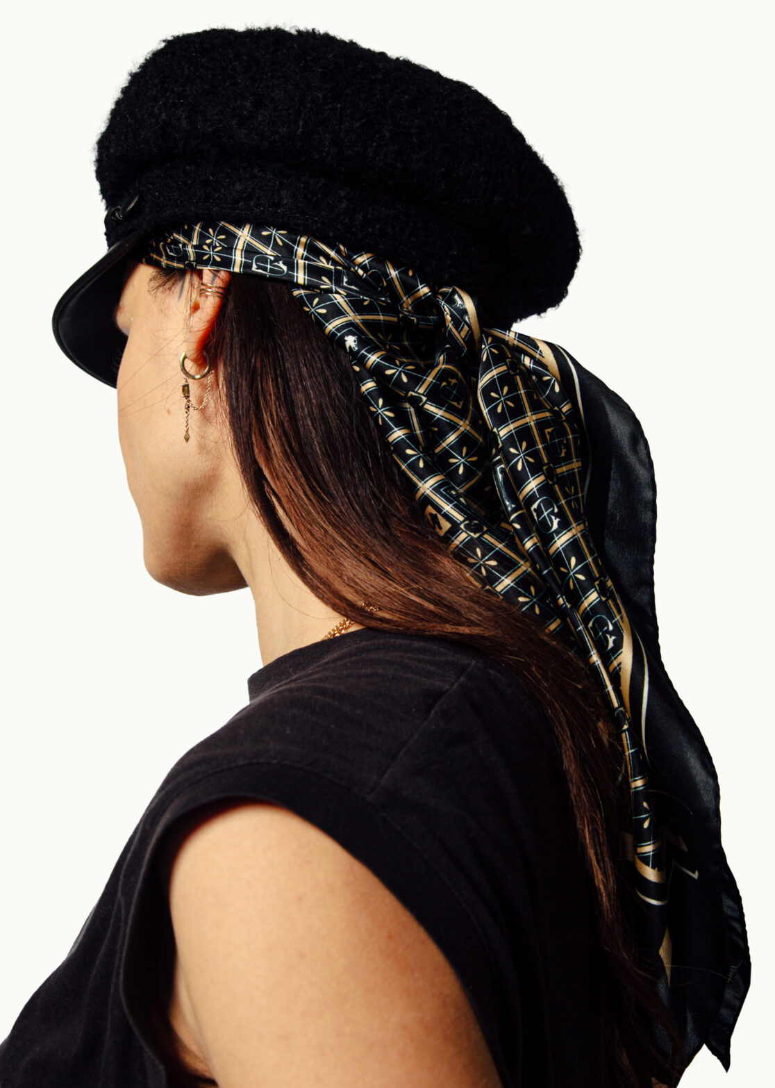 Scarves - Accessories - Scarf GP Black Image Secondary