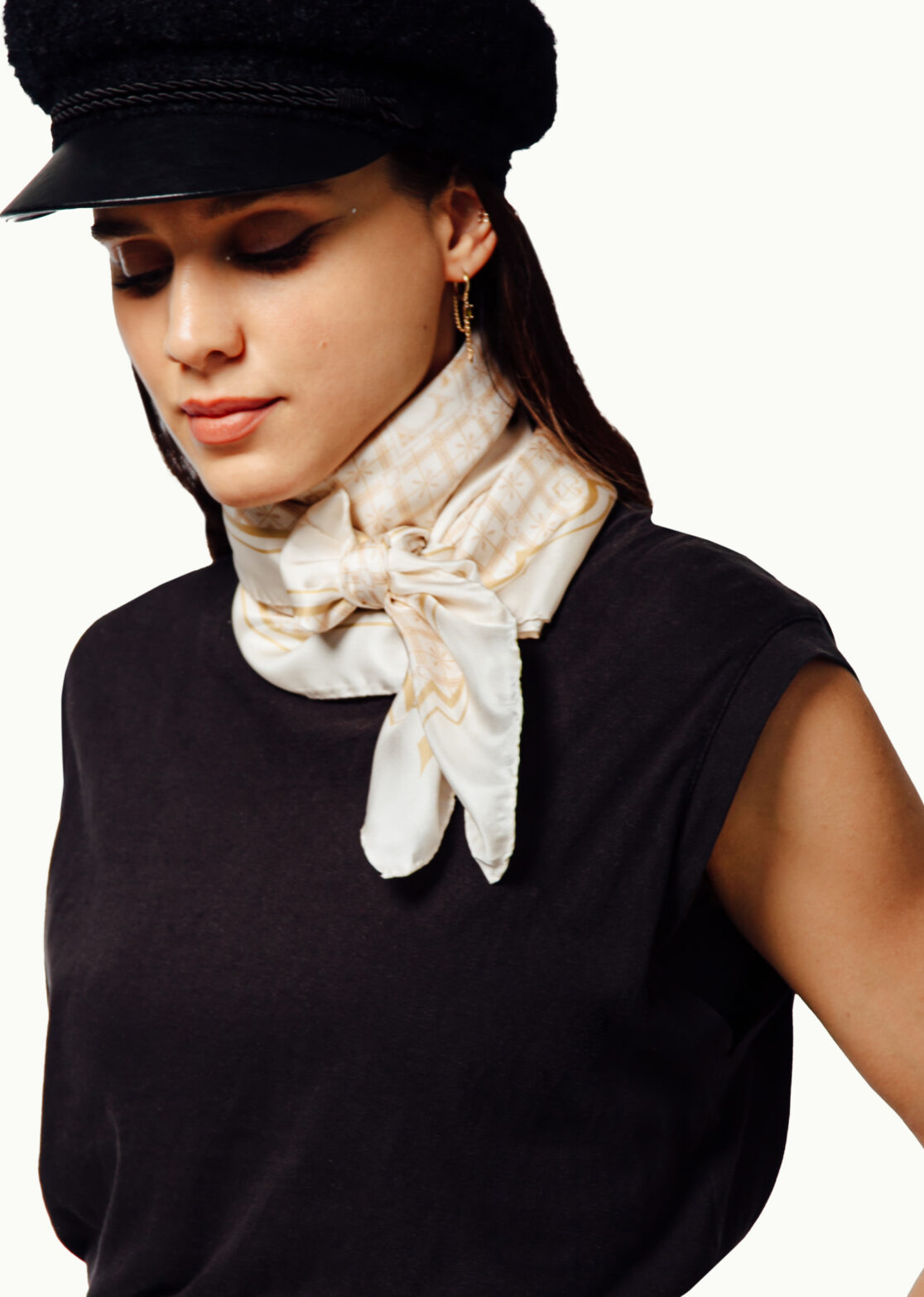 Scarves - Accessories - Scarf GP White Image Secondary